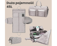 ExtraLink Black Forest by KM05 Torba Podróżna rozkładana + kosmetyczka - 1570054 - zdjęcie 2